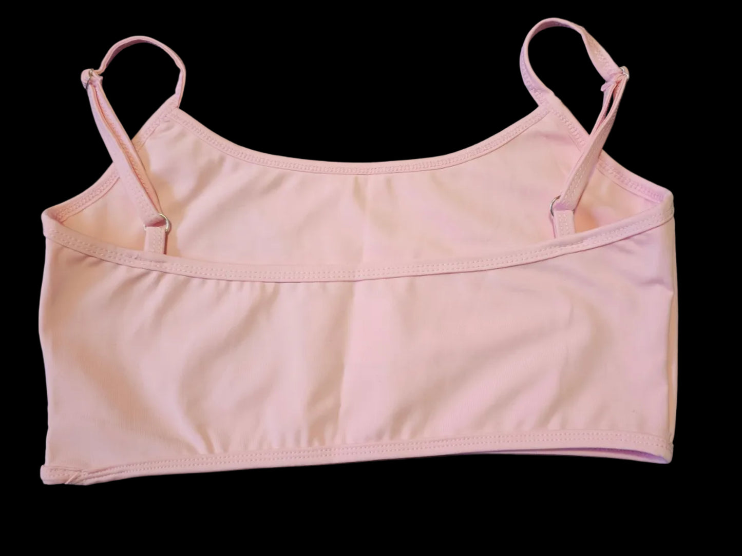 light pink sports bra