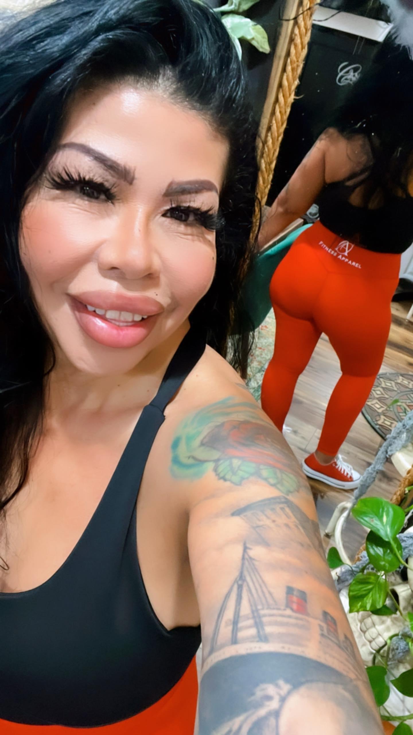 Red Leggings