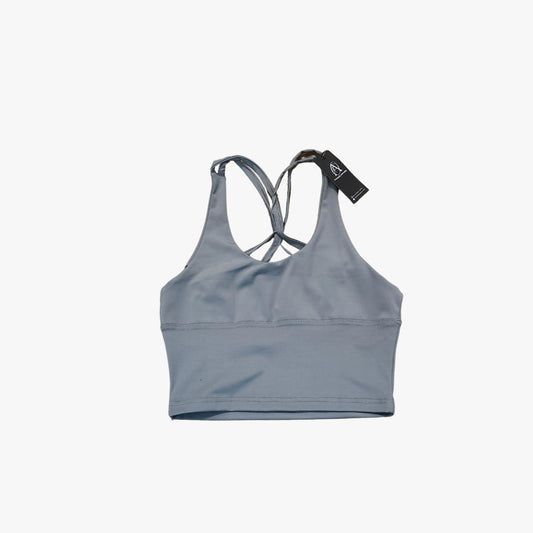 Grey Double Strap Top