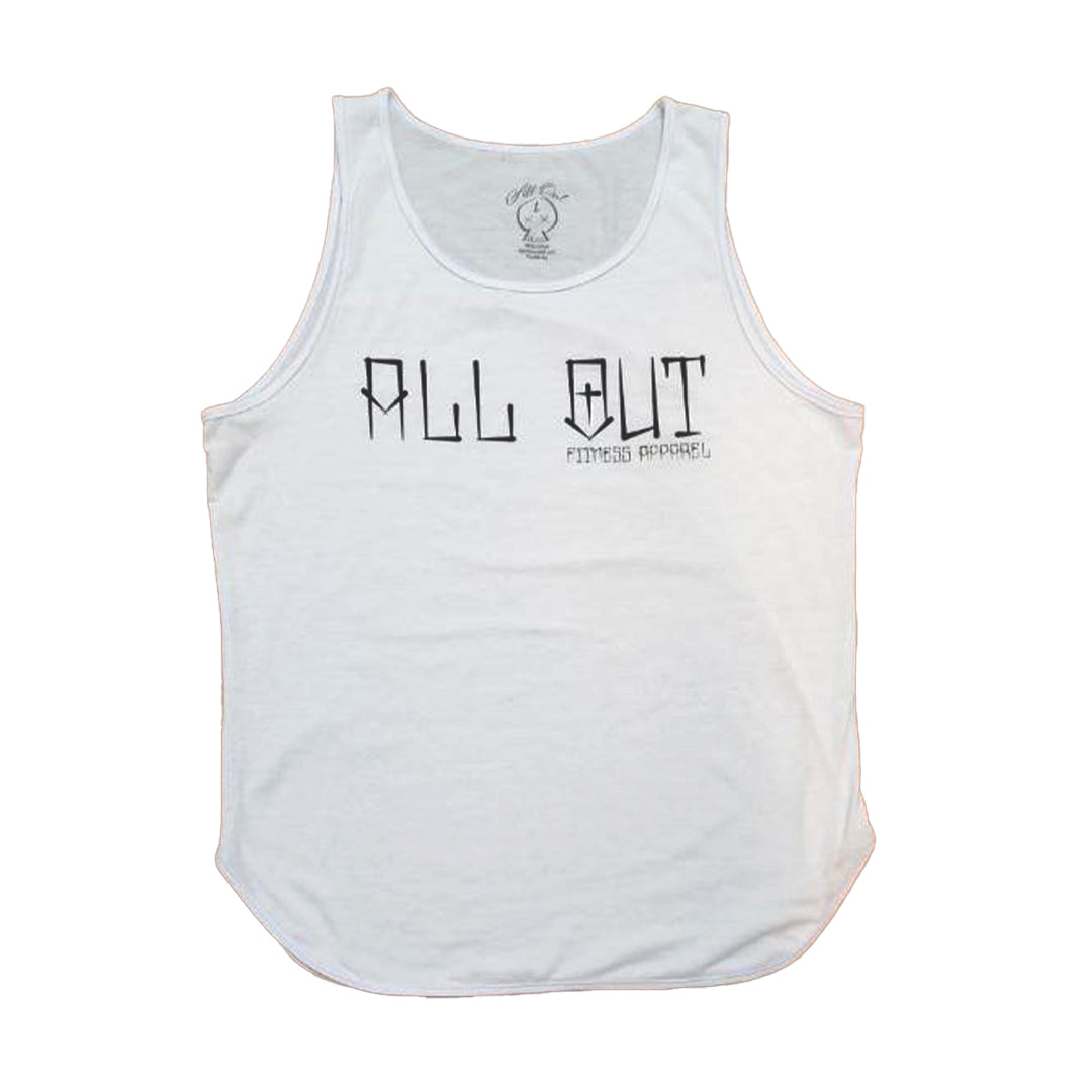 White Gym Tank