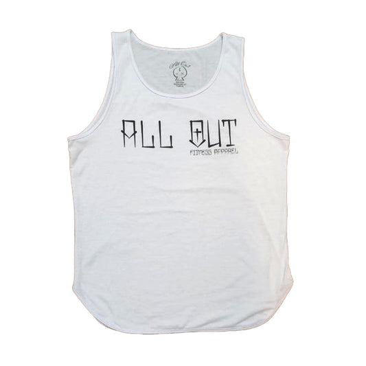 White Gym Tank