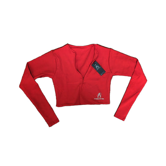Red Zip Top