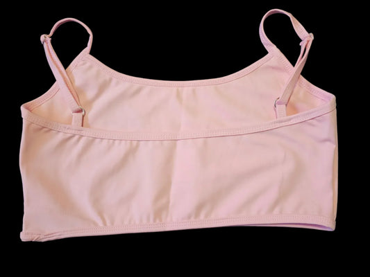 light pink sports bra