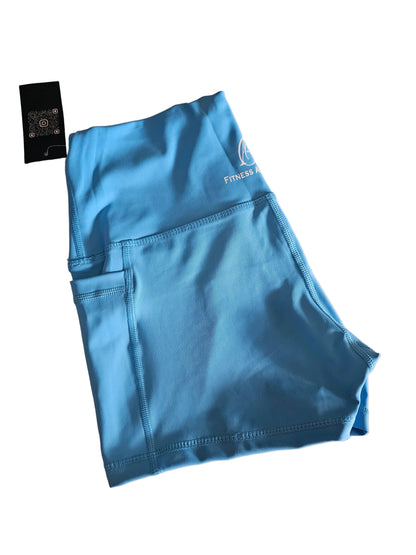 baby blue gym shorts