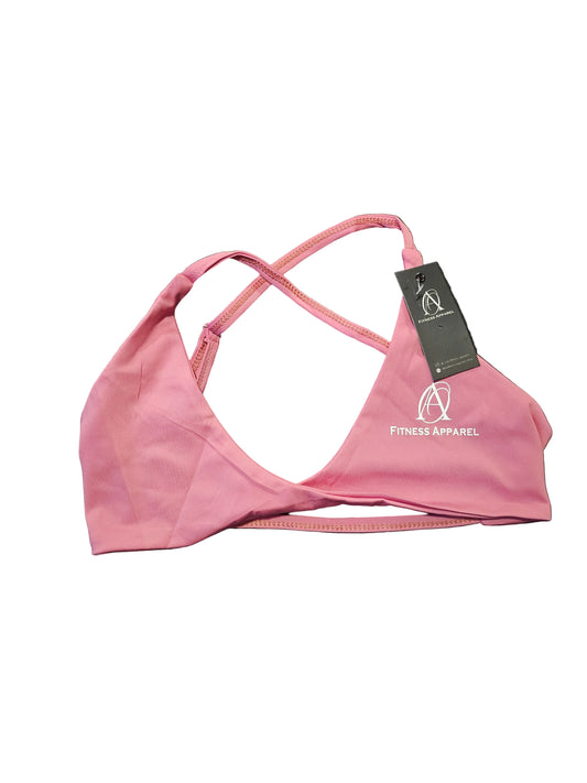 pink bikini sports bra