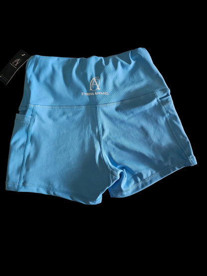 mint green gym shorts