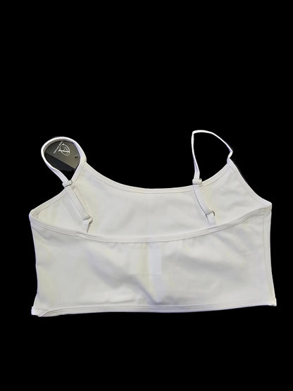white sports bra