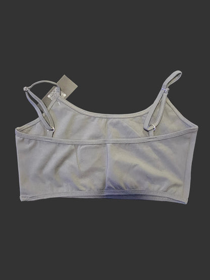 grey sports bra