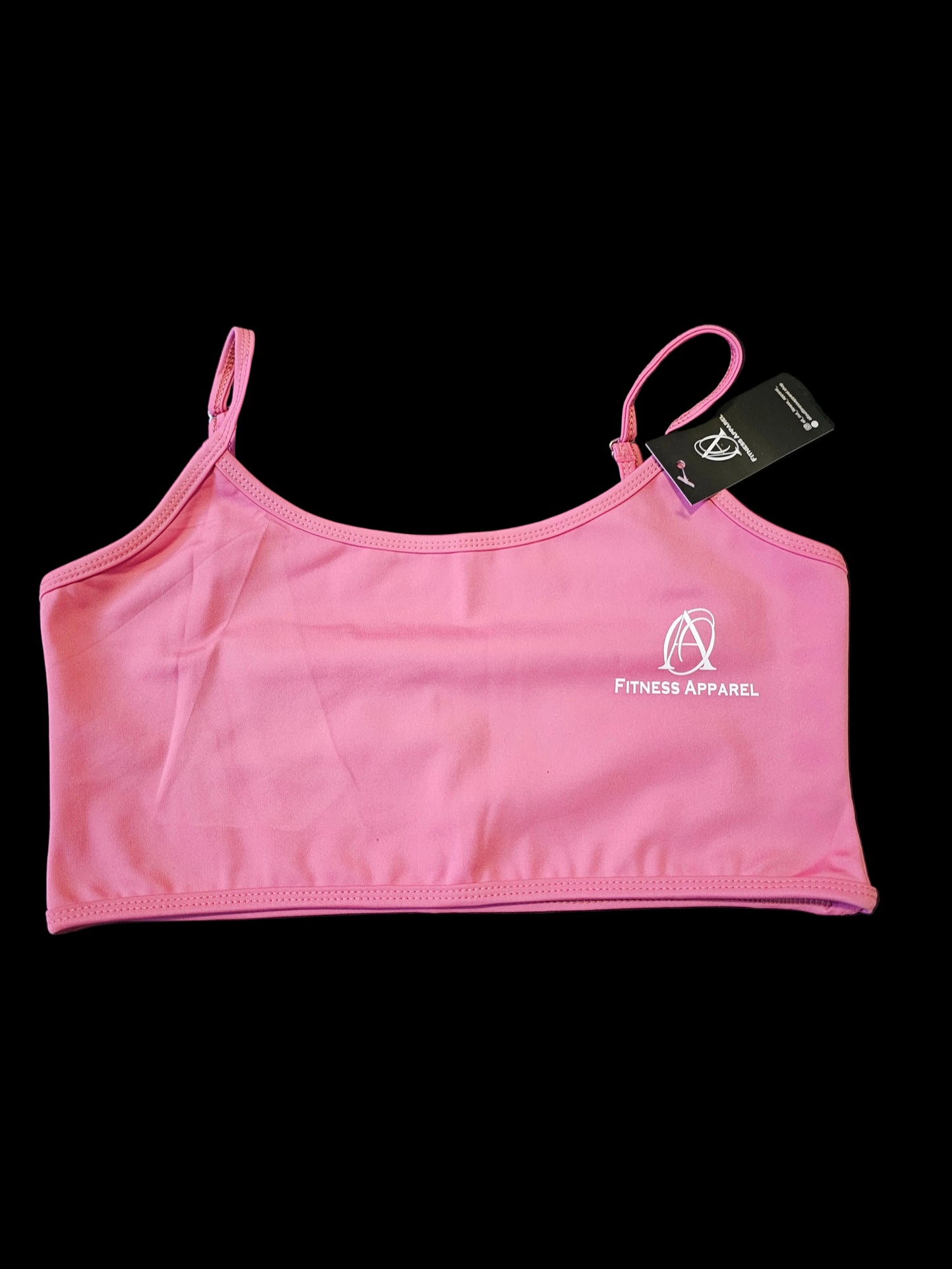 dark pink sports bra
