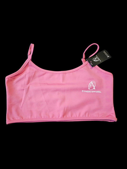 dark pink sports bra