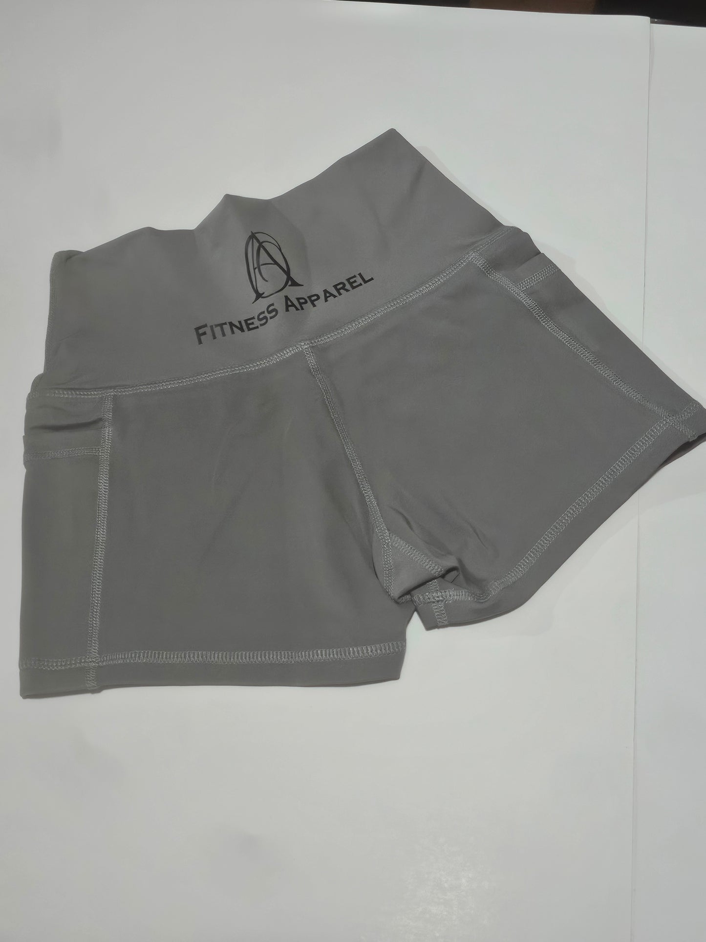 women's grey gym shorts