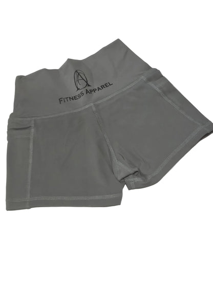 grey gym shorts
