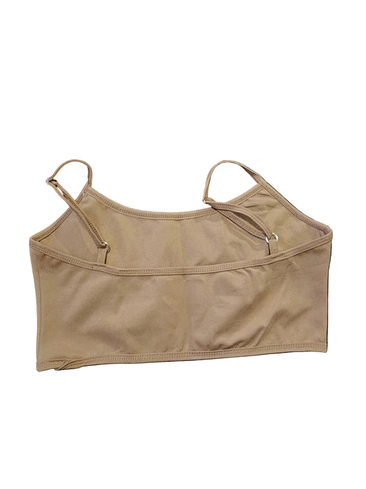 tan sports bra