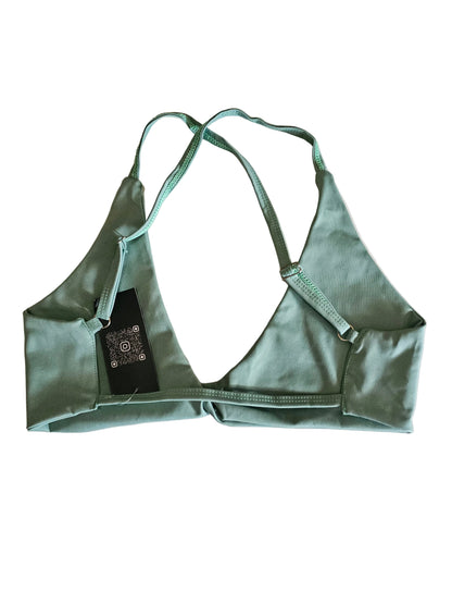 mint  green bikini sports bra