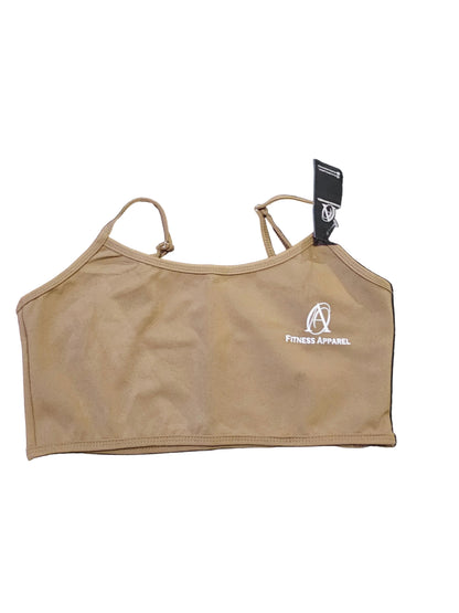 tan sports bra