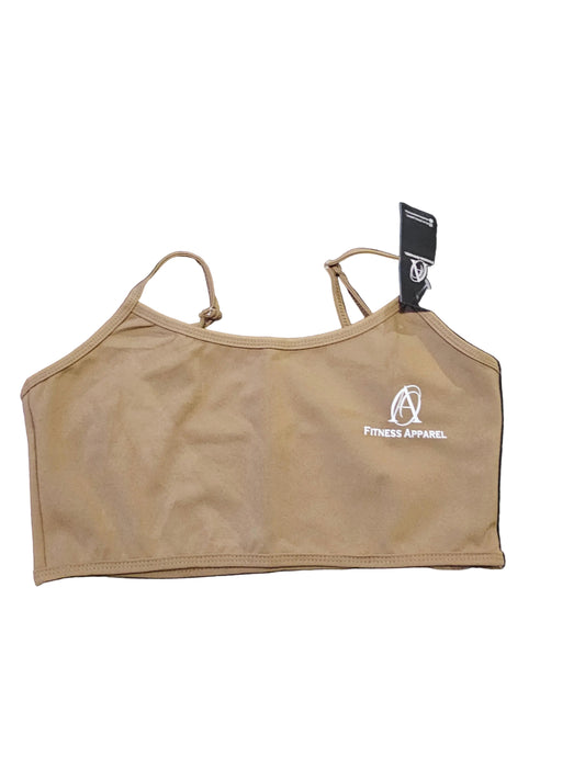 tan sports bra