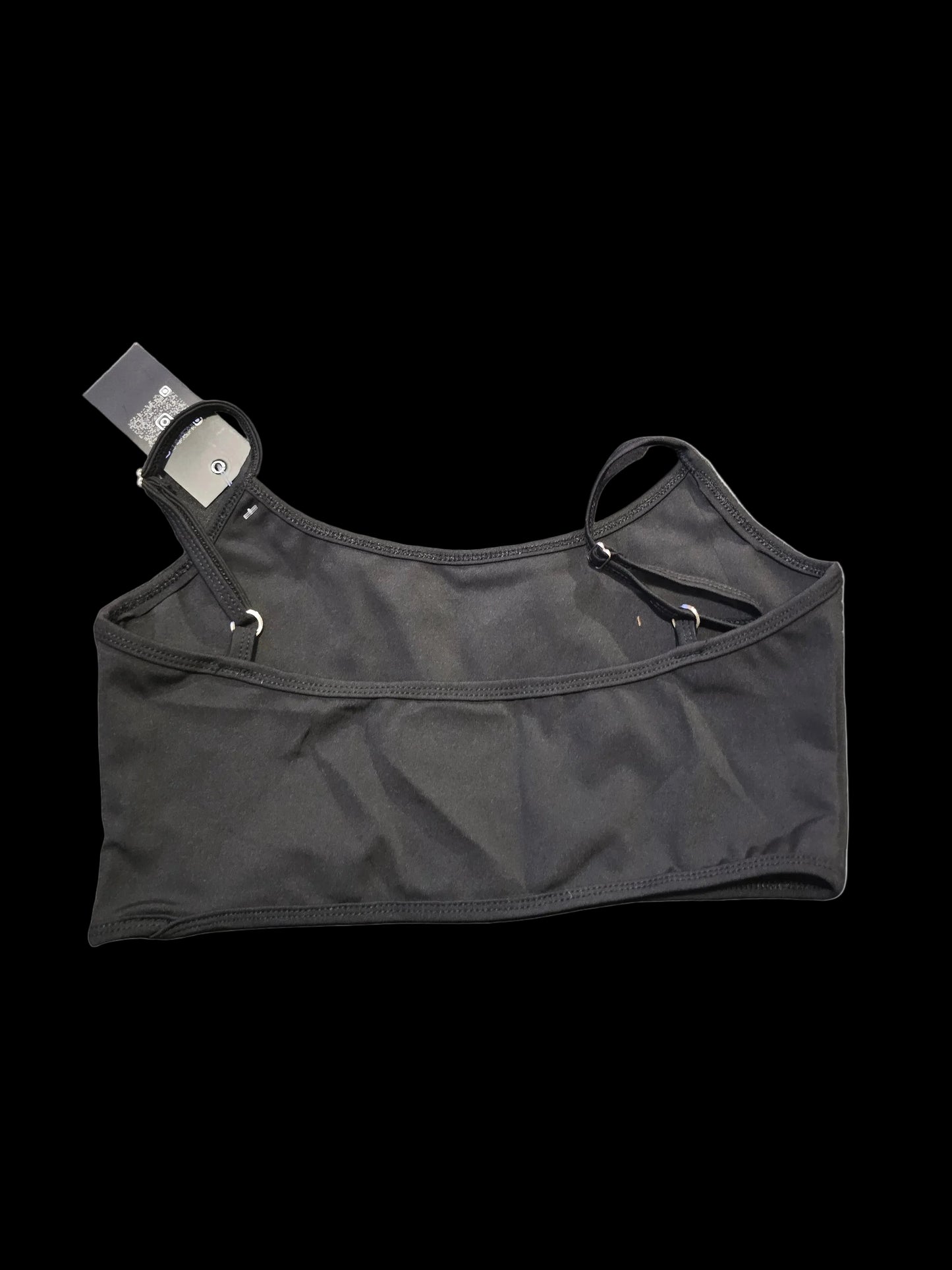 black sports bra