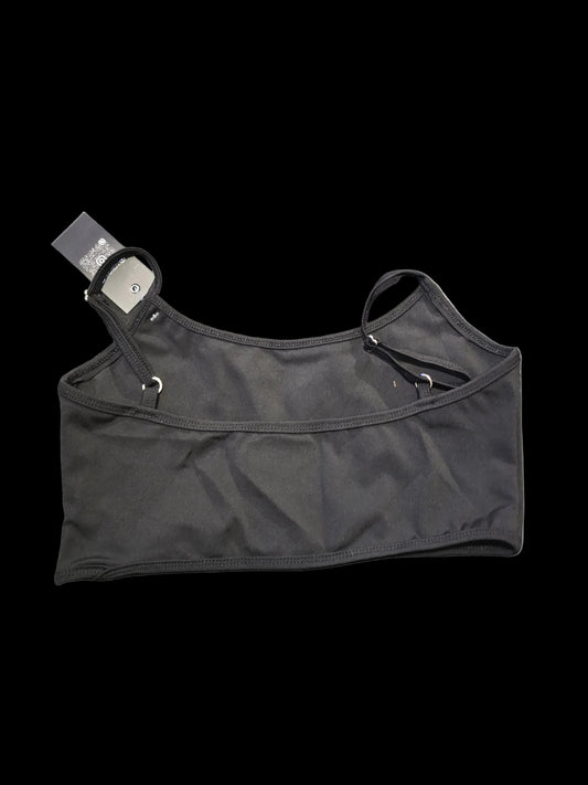 black sports bra
