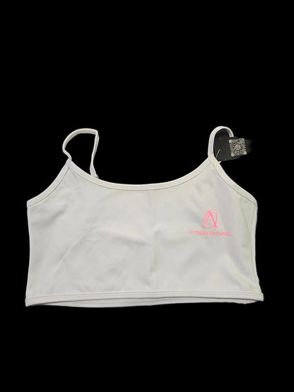 white sports bra
